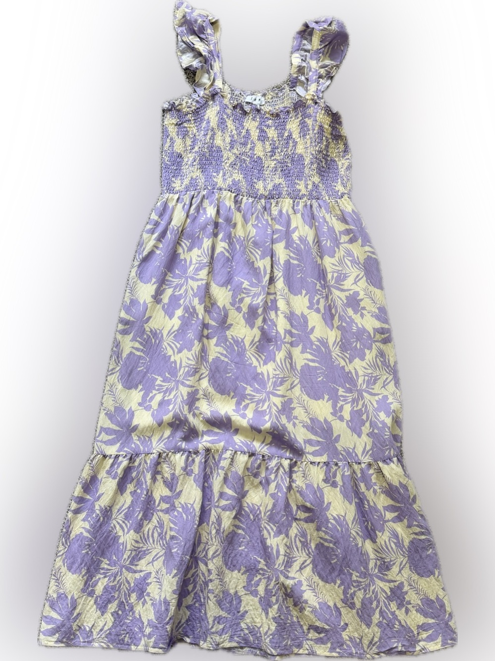 THML Lavender and Cream Floral Women’s Dress